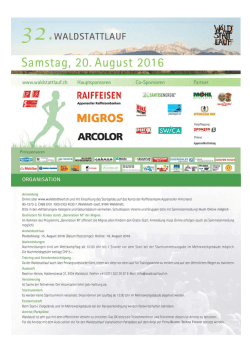 Informationen - TV Teufen Leichtathletik