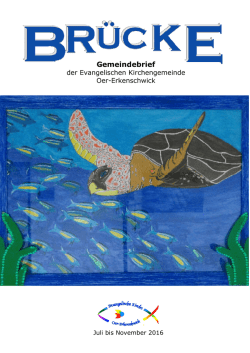 Gemeindebrief - Evangelische Kirchengemeinde Oer