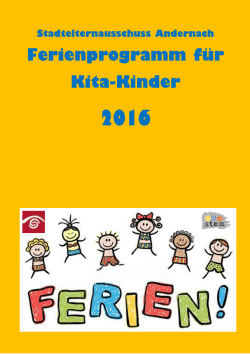 stea ferienprogramm2016 - Familienbildungsstätte Andernach e.V.