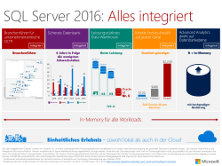 SQL Server 2016: Alles integriert