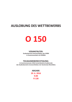 WETTBEWERB O 150.indd - Hochschule RheinMain