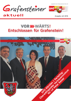 Grafensteiner aktuell, Ausgabe Juli 2016
