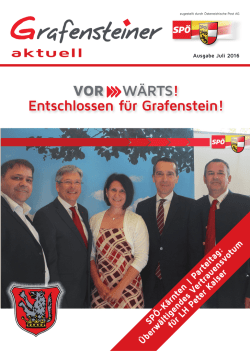 Grafensteiner aktuell, Ausgabe Juli 2016