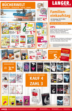 Aktuelle Werbung - Langer Einkaufsland