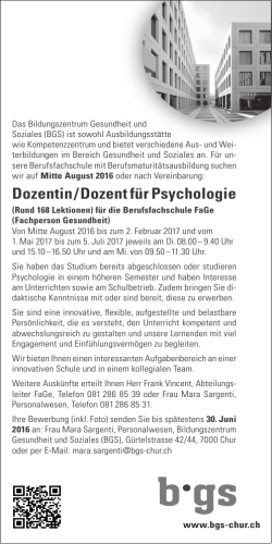 Dozentin_Dozent_Psychologie_2016-06-15 - BGS-Chur