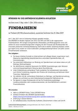 Ausschreibung Fundraising (PDF/152KB)