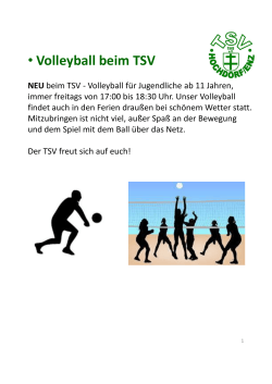 Volleyball beim TSV