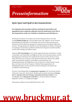 Presseaussendung (PDF herunterladen»).