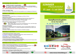 27. Juni &ndash; 3. Juli 2016
