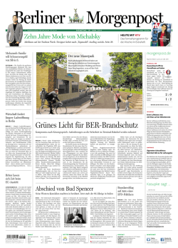 Gr&uuml;nes Licht f&uuml;r BER-Brandschutz