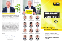 Ehrenamt gerettet