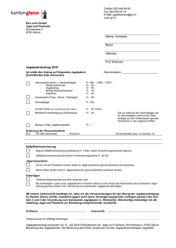 Jagdpatentantrag 2016