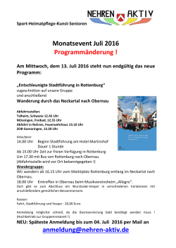 Rottenburg-Obernau 13.07.2016