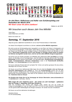 Helferbrief I 2016