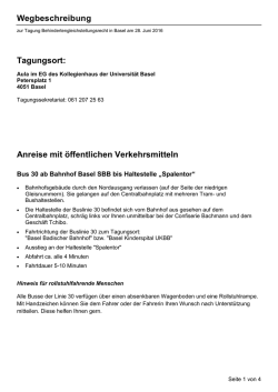 Anreiseinformationen im PDF-Format herunterladen