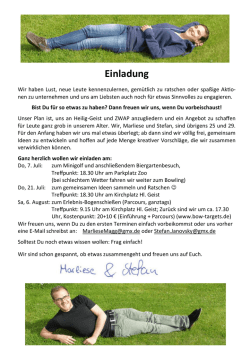 Einladung