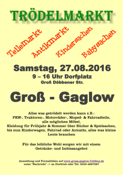 Gro&szlig; - Gaglow