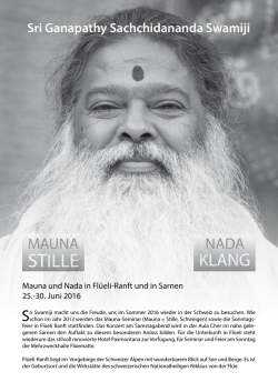 Sri Ganapathy Sachchidananda Swamiji