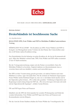 Dreierb&uuml;ndnis ist beschlossene Sache
