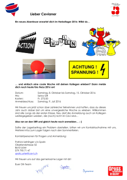 HeLa 2016 - Cevi Uster