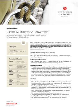 2 Jahre Multi Reverse Convertible