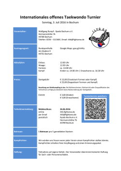 Internationales offenes Taekwondo Turnier