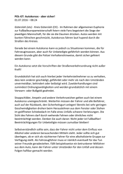Die Tipps der Polizei gibt`s hier.