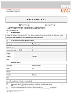 Heimvertrag 2009 (Online) - Sozialhilfeverband Linz-Land
