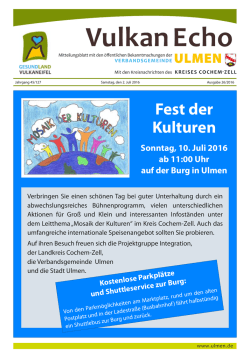 Vulkan Echo - Verbandsgemeinde Ulmen