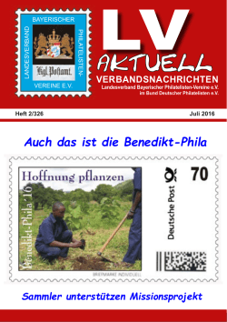 07 2016 - Landesverbandes Bayerischer Philatelisten