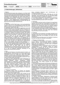 Einkaufsbedingungen