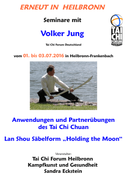 Volker Jung - Tai Chi Forum Deutschland
