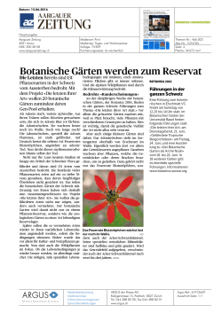 Aargauer Zeitung, 15. Juni 2016