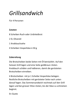 Grillsandwich - ENZ Premium Spezialit&auml;ten