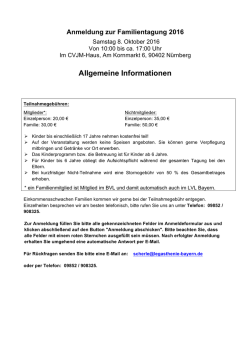 Weitere Infos und die Teilnahmebedingungen