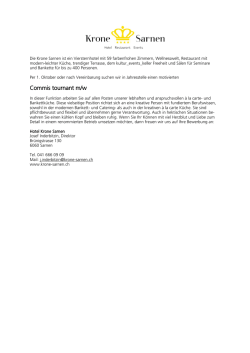 Commis tournant m/w
