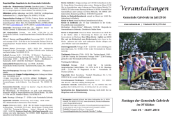 Juli 2016 - Calvoerde.de