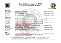 Landeslehrgangsplan 2016 - Deutscher Jiu Jitsu Bund