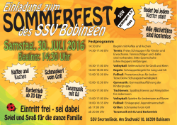 SSV Sommerfest 2016