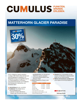 matterhorn glacier paradise - Migros