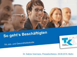 Dr. Sabine Voermans - Techniker Krankenkasse