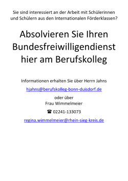 Info hier - Berufskolleg Bonn