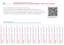 Abrisszettel Für eine soziale Stadt(bau)! - Mieten