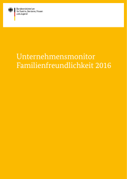 herunterladen - Bundesministerium f&uuml;r Familie, Senioren, Frauen