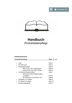 Handbuch - Kemmler DIT