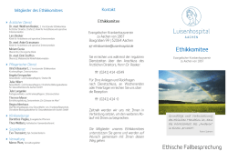 Grundlage und Voraussetzung des ethischen