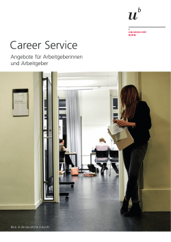 Career Service - Universität Bern