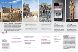 Inhalt - Arch&auml;ologie in Deutschland