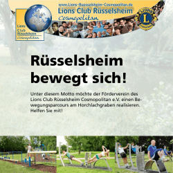 Infobroschüre als PDF... - Lions Club Ruesselsheim Cosmopolitan