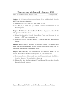 Elemente der Mathematik